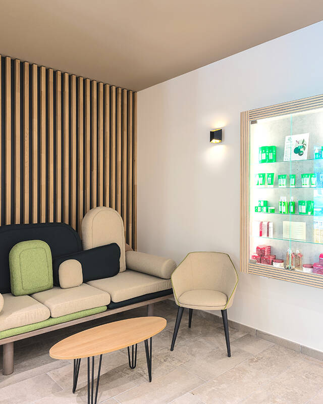 Aménagement déco château de Massillan. Hôtellerie - bio spa