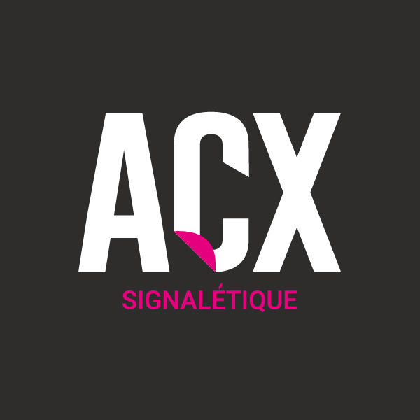Identité visuelle ACX signaletique