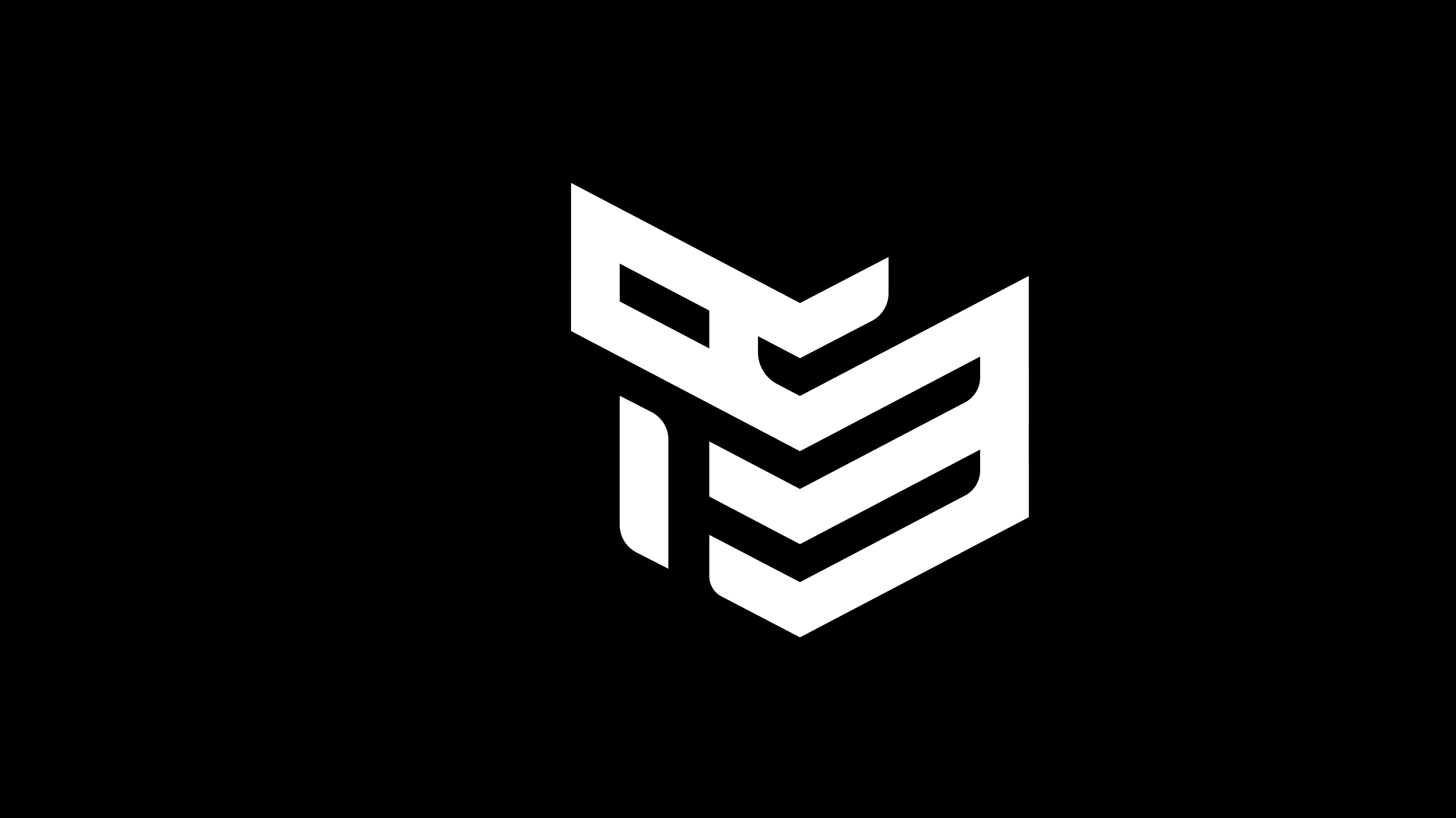 Le logo en noir et blanc