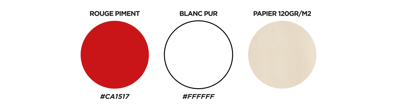 Palette de couleur du projet