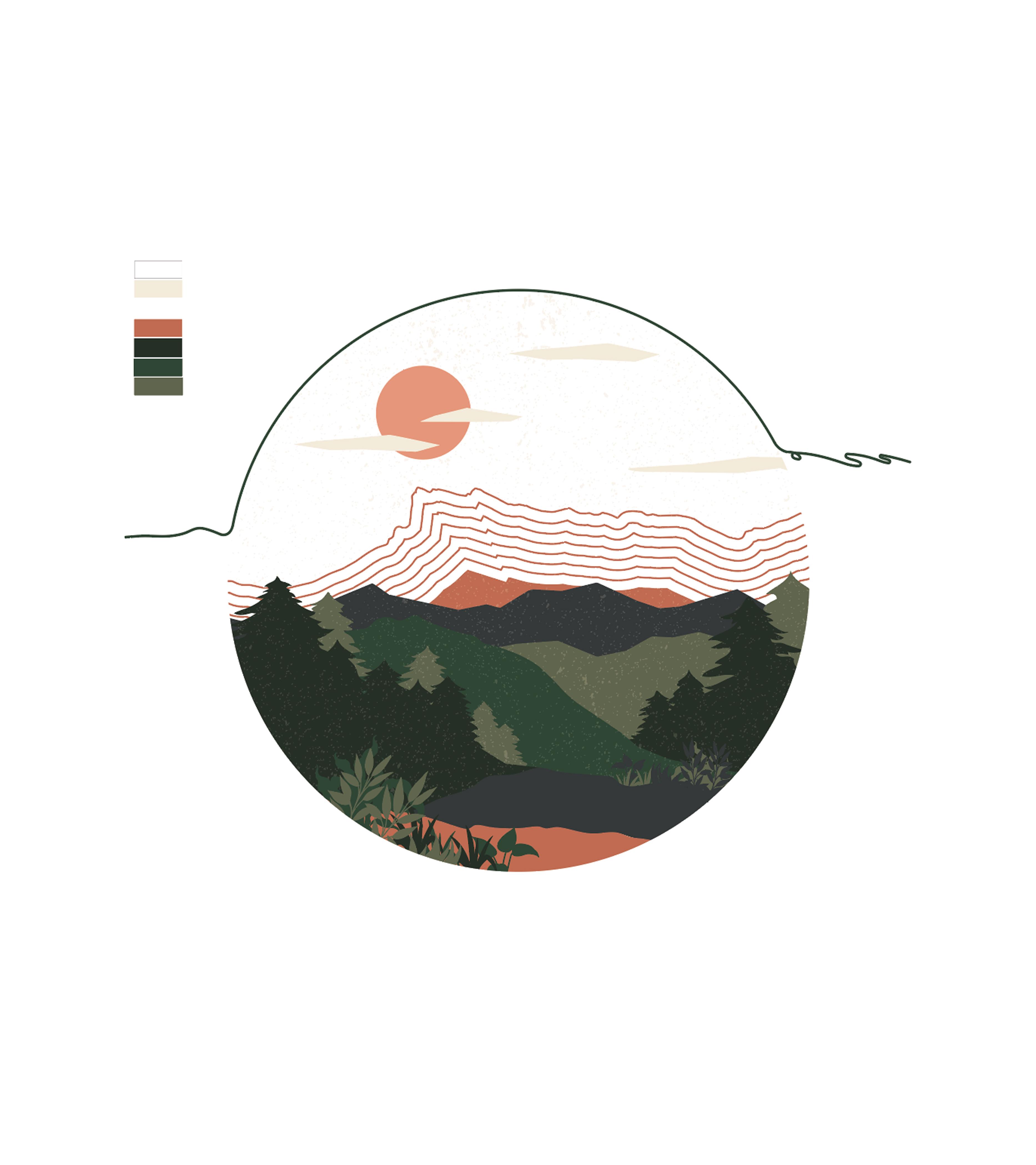 Illustration Bonhomme - un projet d'identité visuelle by Le point D