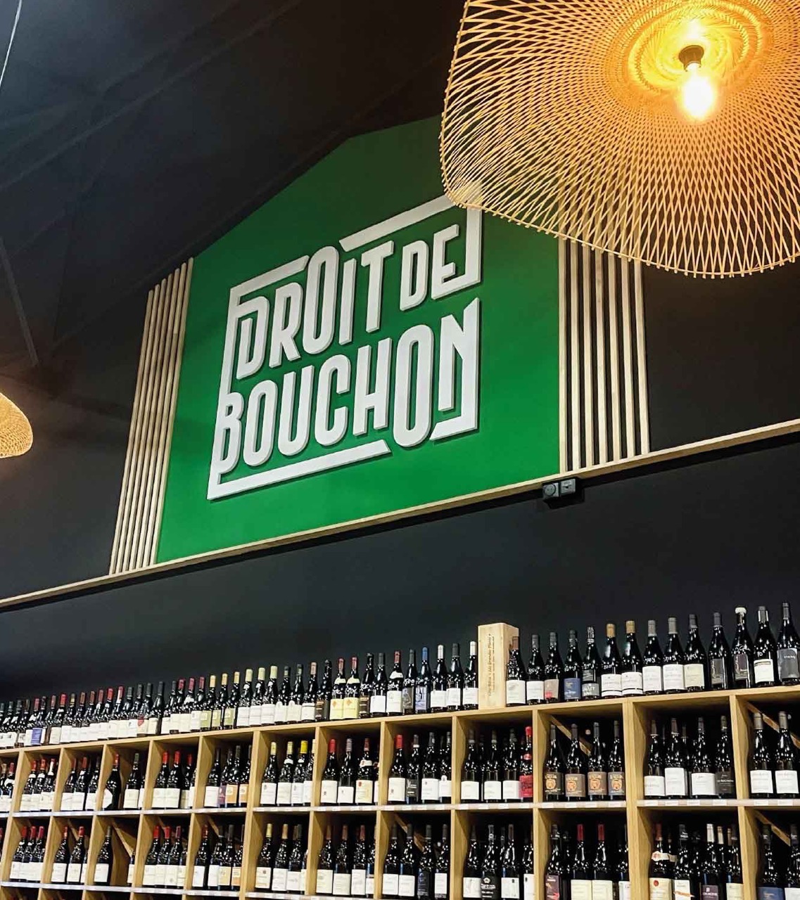 Lieu de vente droit de bouchon, créé par Le point D