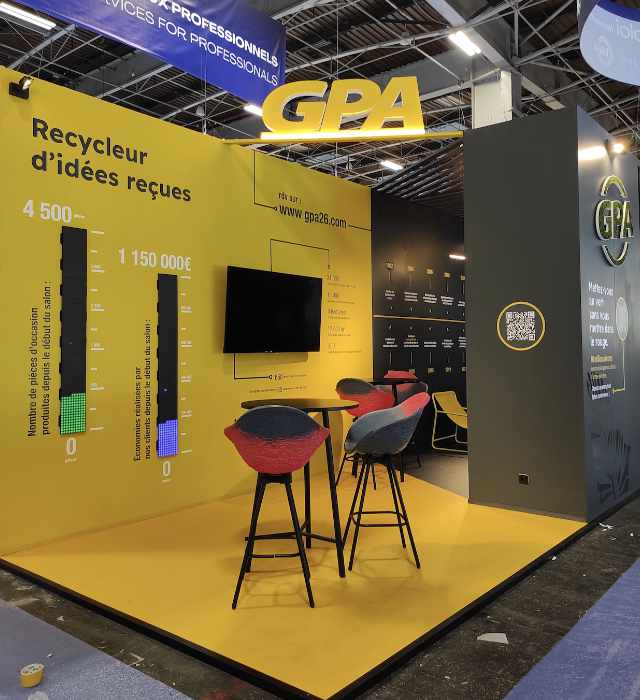 GPA - un stand chez Equip'auto by Le point D