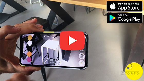 Augmented reality by Le point D