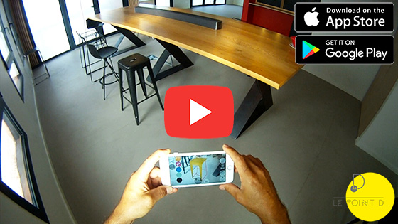 Augmented reality by Le point D : tutorial