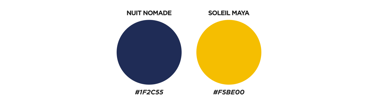Palette de couleur du projet