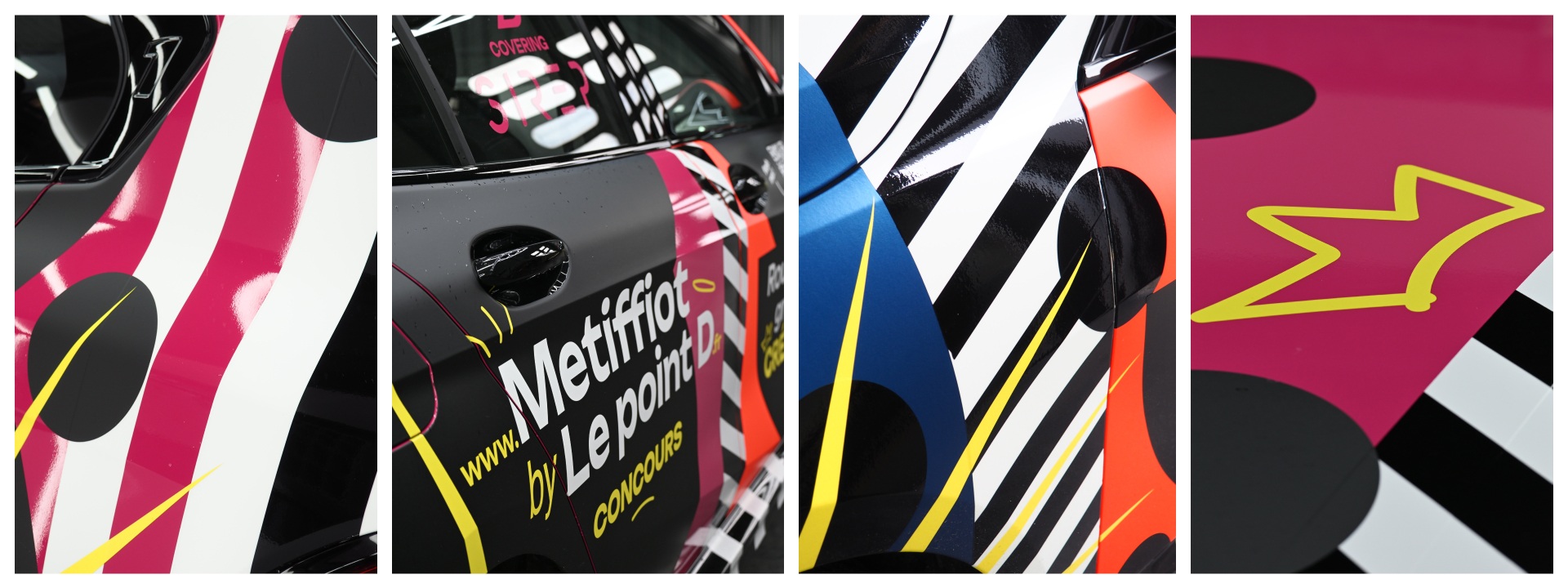 Application du design de covering by Le point D sur une BMW