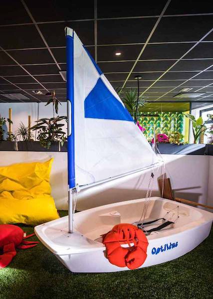 L'optimist, un projet d'amenagement et d'agencement d'espace by Le point D