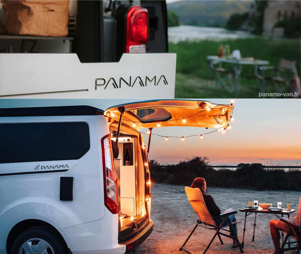 Application de l'identité visuelle sur différents vans Panama