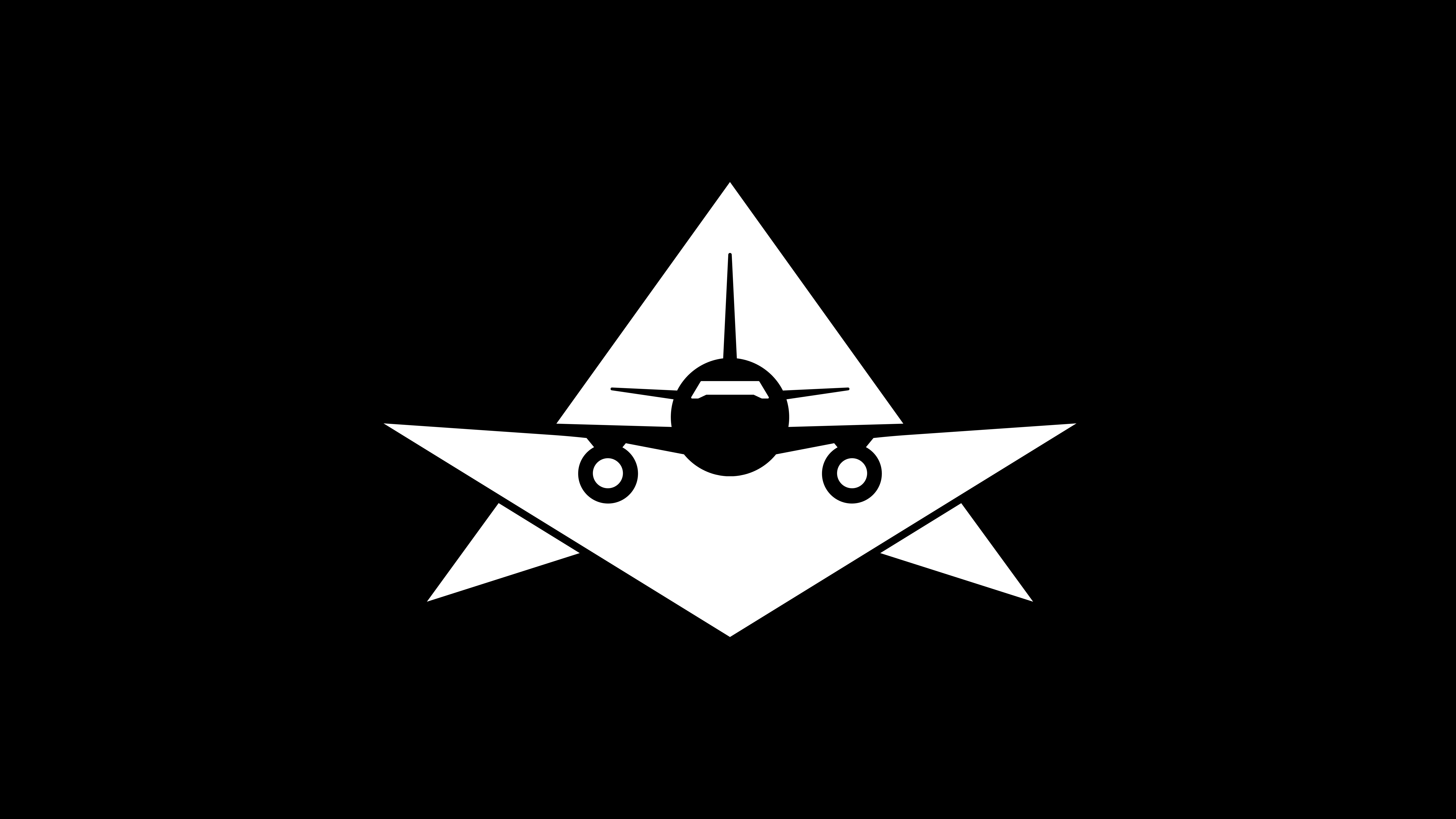 Le logo en noir et blanc